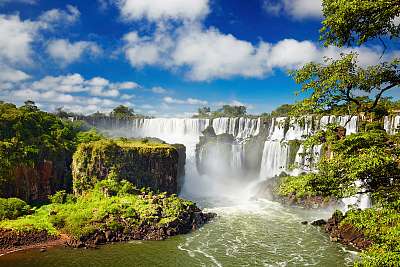 Iguassu-vízesés, kilátás az argentin oldalon (bögre) - vászonkép, falikép otthonra és irodába