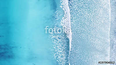 Wave on the beach as a background. Beautiful natural background  (poszter) - vászonkép, falikép otthonra és irodába