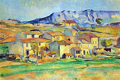 Paul Cézanne:  (id: 435) többrészes vászonkép