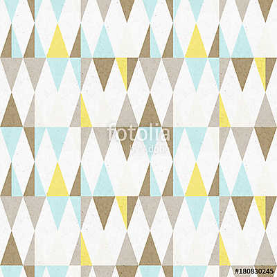 Triangles seamless pattern. Modern abstract geometric background (többrészes kép) - vászonkép, falikép otthonra és irodába