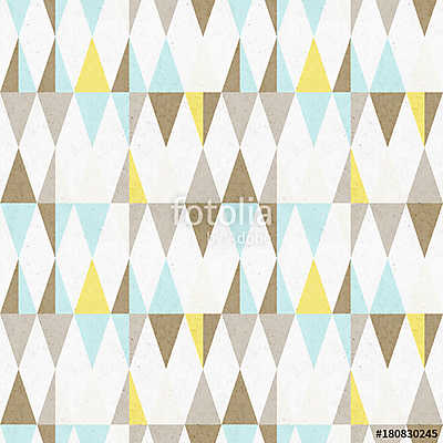 Triangles seamless pattern. Modern abstract geometric background (keretezett kép) - vászonkép, falikép otthonra és irodába