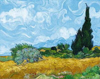 Vincent Van Gogh:  (id: 23136) többrészes vászonkép