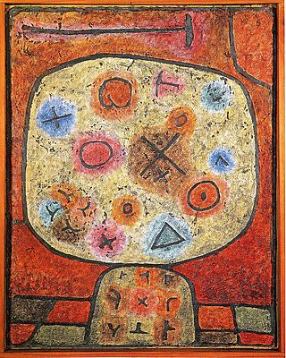 Paul Klee:  (id: 2636) falikép keretezve