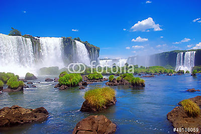 Iguacu-vízesés, Brazília (poszter) - vászonkép, falikép otthonra és irodába