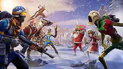 Fortnite - Winter Season (poszter) - vászonkép, falikép otthonra és irodába