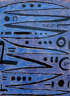 Paul Klee:  (id: 12138) többrészes vászonkép