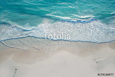 Morning Beach Walk (fotótapéta) - vászonkép, falikép otthonra és irodába