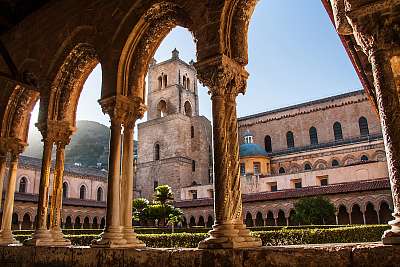 Cathedral of Monreale, Szicília, Olaszország (fotótapéta) - vászonkép, falikép otthonra és irodába