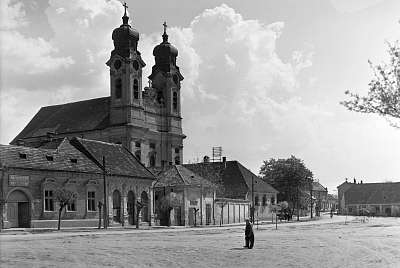 Tatai városkép (1959) (többrészes kép) - vászonkép, falikép otthonra és irodába