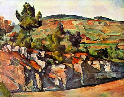Paul Cézanne:  (id: 440) többrészes vászonkép