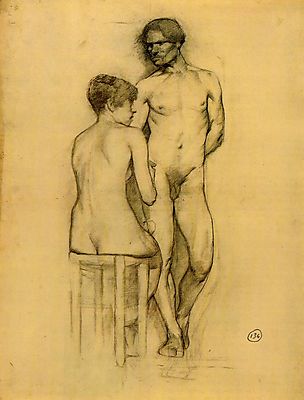 Henri de Toulouse Lautrec:  (id: 1143) falikép keretezve