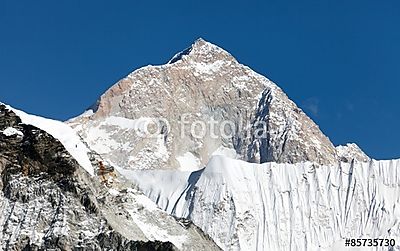 Makalu hegylánca (8463 m) megtekintése Kongma La passról (poszter) - vászonkép, falikép otthonra és irodába