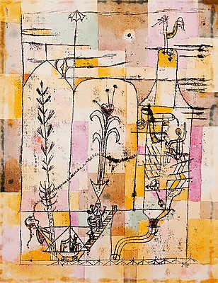 Paul Klee:  (id: 12145) többrészes vászonkép