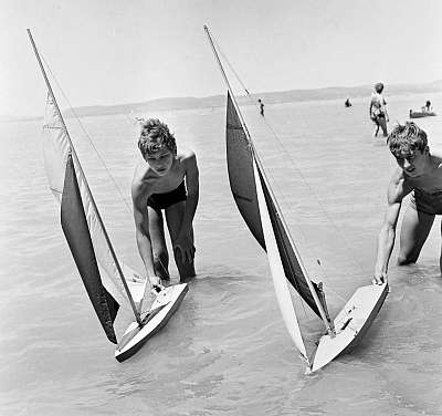 Balatonszemes, Hajómodellező Országos Bajnokság (1968) (bögre) - vászonkép, falikép otthonra és irodába