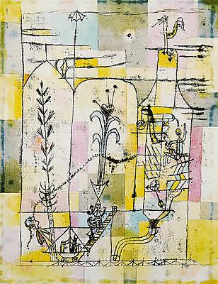Paul Klee:  (id: 12146) többrészes vászonkép