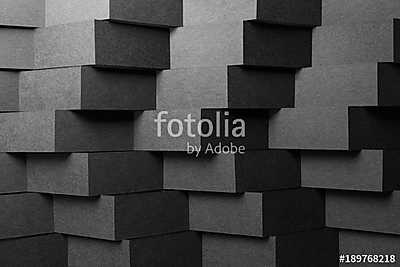 Composition with geometric shapes, texture background (többrészes kép) - vászonkép, falikép otthonra és irodába