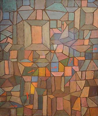 Paul Klee:  (id: 12147) többrészes vászonkép