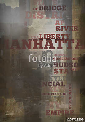 Manhattan (fotótapéta) - vászonkép, falikép otthonra és irodába