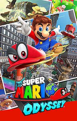Super Mario Odyssey - hivatalos poszter (függőleges) (poszter) - vászonkép, falikép otthonra és irodába