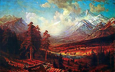 Albert Bierstadt:  (id: 1849) többrészes vászonkép