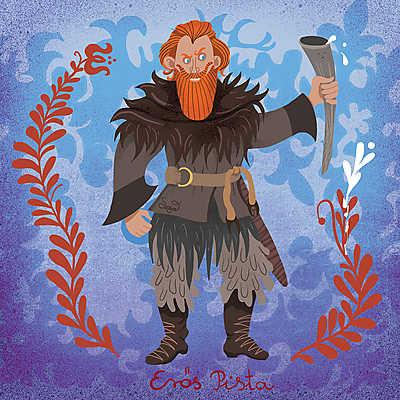 Erős Pista (Tormund Giantsbane) (fotótapéta) - vászonkép, falikép otthonra és irodába