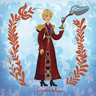 Cerceruska (Cersei Lannister) (vászonkép óra) - vászonkép, falikép otthonra és irodába