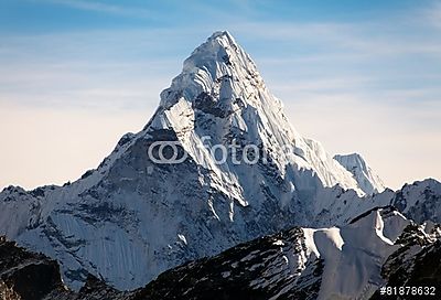 Ama Dablam az Everest Base Camp felé vezető úton (poszter) - vászonkép, falikép otthonra és irodába