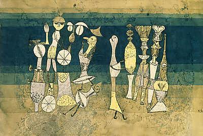 Paul Klee:  (id: 12152) többrészes vászonkép