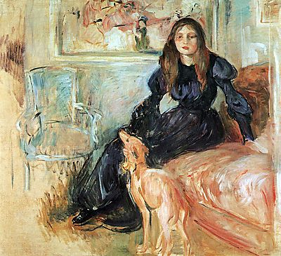Berthe Morisot:  (id: 1952) többrészes vászonkép
