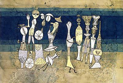 Paul Klee:  (id: 12153) többrészes vászonkép