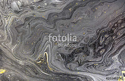 Marble abstract acrylic background. Nature marbling artwork texture. (többrészes kép) - vászonkép, falikép otthonra és irodába