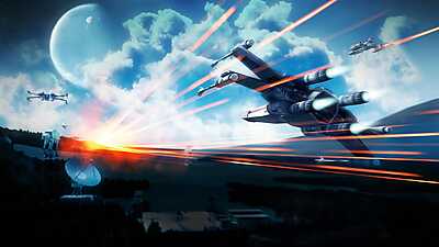 Star Wars: Battlefront II. - Crossover videojáték téma (fotótapéta) - vászonkép, falikép otthonra és irodába