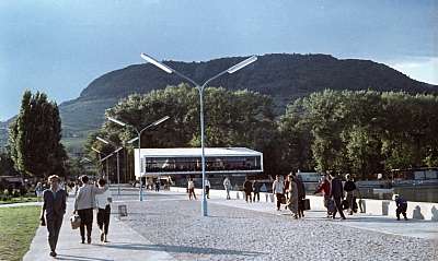 Badacsony hajóállomás (1964) (fotótapéta) - vászonkép, falikép otthonra és irodába