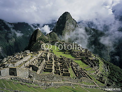 Machu Picchu (keretezett kép) - vászonkép, falikép otthonra és irodába