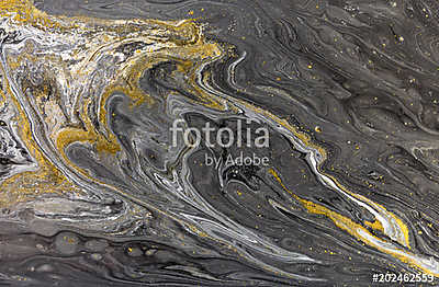 Marble abstract acrylic background. Nature marbling artwork texture. (keretezett kép) - vászonkép, falikép otthonra és irodába