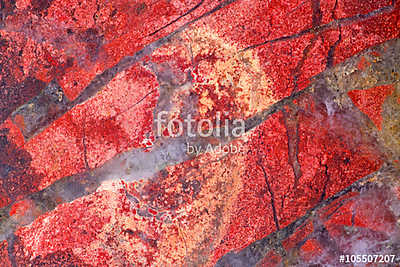 red jasper texture macro (keretezett kép) - vászonkép, falikép otthonra és irodába