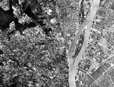 Budapest légifotó 1940 (fotótapéta) - vászonkép, falikép otthonra és irodába
