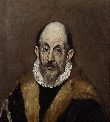 El Greco feltételezett önarcképe (1604) - vászonkép, falikép otthonra és irodába