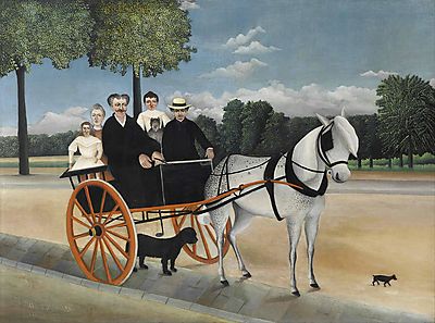 Henri Rousseau:  (id: 3156) többrészes vászonkép