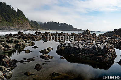 Pacific Ocean Coast (többrészes kép) - vászonkép, falikép otthonra és irodába