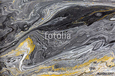 Marble abstract acrylic background. Nature marbling artwork texture. (keretezett kép) - vászonkép, falikép otthonra és irodába