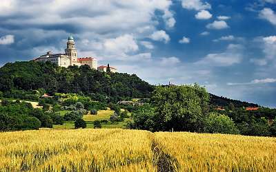 Pannonhalma (vászonkép óra) - vászonkép, falikép otthonra és irodába