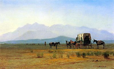 Albert Bierstadt:  (id: 1858) falikép keretezve