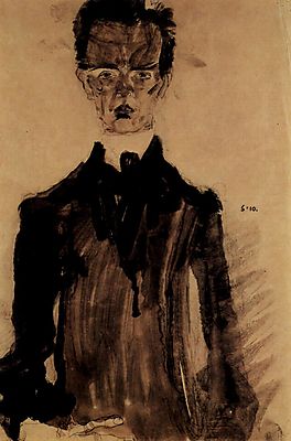 Egon Schiele:  (id: 2458) falikép keretezve