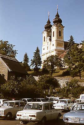 Tihany Bencés Apátság (1974) (többrészes kép) - vászonkép, falikép otthonra és irodába