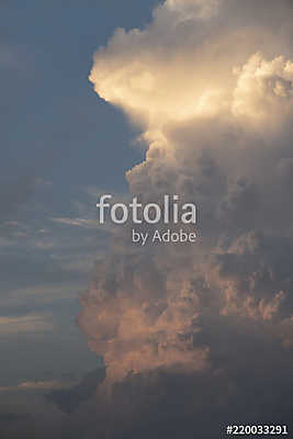 Tornyosuló felhők (fotótapéta) - vászonkép, falikép otthonra és irodába