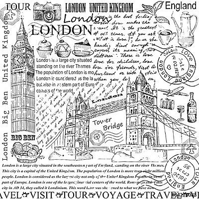 london (poszter) - vászonkép, falikép otthonra és irodába