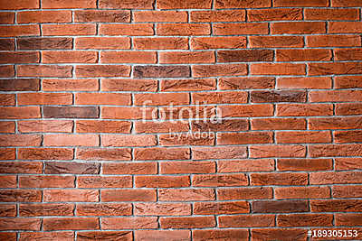 Brick wall texture on rustic background style (keretezett kép) - vászonkép, falikép otthonra és irodába