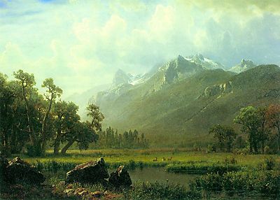 Albert Bierstadt:  (id: 1863) falikép keretezve