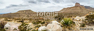 Guadalupe Mountains Texas (többrészes kép) - vászonkép, falikép otthonra és irodába